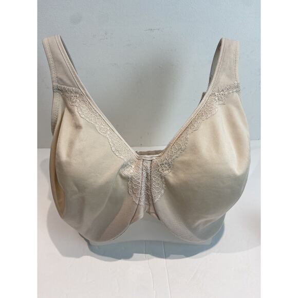 Hanes Other - Hanes Womens Beige Tan Underwire Bra Size 38DD (881)